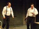 Scene from 'Dumb Waiter' by the Chipstead Players