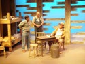 Scene from 'Of Mice and Men' by the Chipstead Players